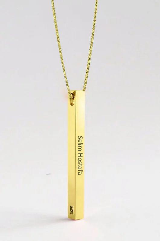 Bullion Bar Necklce