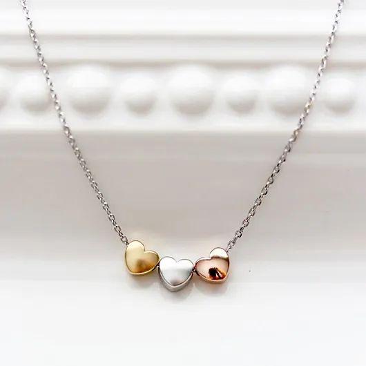 Three Hearts Necklace