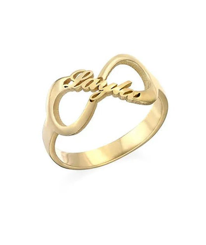 Infinity Ring With Name