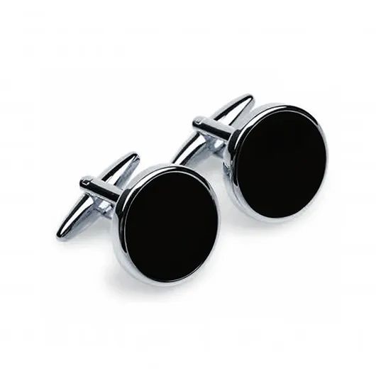 Black Stone Cufflinks